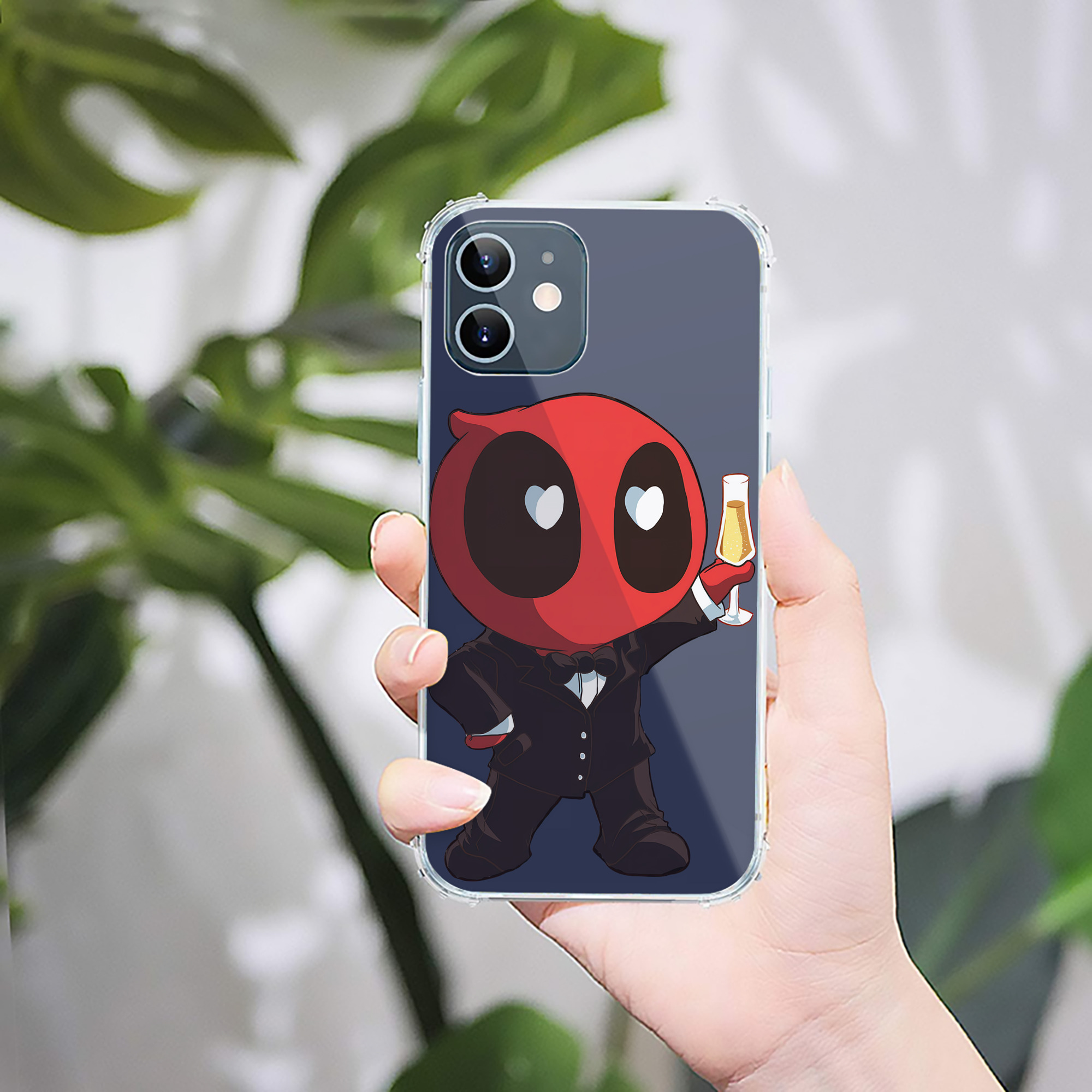（画像用） Deadpool デッドプール 【iPhone 12シリーズ対応】透明スマホケース（クリアソフトケース）